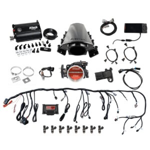 FITECH Ultimate LS 500 HP EFI System With Short LS7 Port Intake, Transmission Control & Force Fuel Master Kit