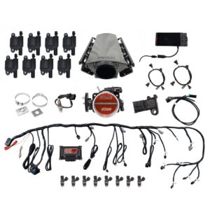FITECH Ultimate LS 750 HP EFI System With Short LS3 Port Intake & LS3 Coil Pack Set