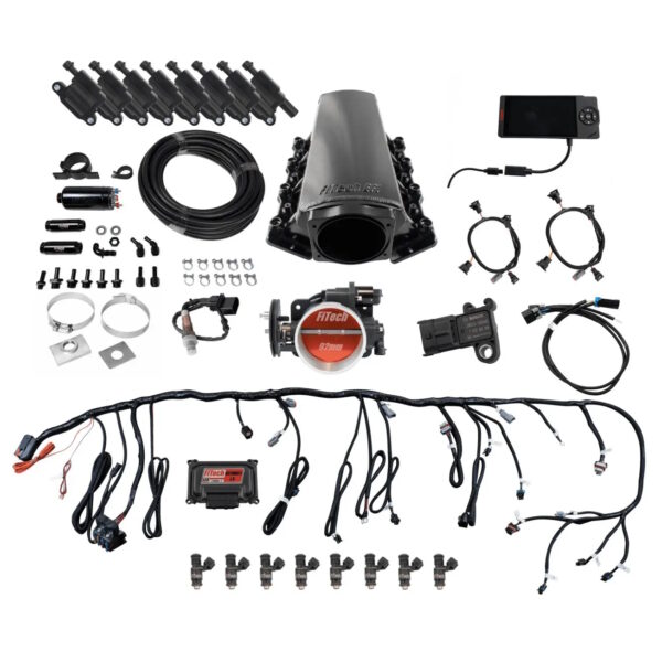 FITECH Ultimate LS 500 HP EFI System With Short LS7 Port Intake & LS3 Coil Pack Set