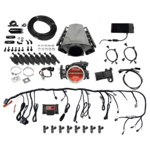 FITECH Ultimate LS 500 HP EFI System With Short LS3 Port Intake & LS3 Coil Pack With LED Set