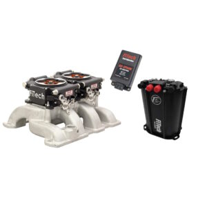 FITECH Go EFI 2x4 1200 HP Matte Black EFI System With Dual Pump Force Fuel Delivery Master Kit & Go Spark CDI Box