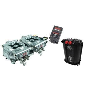 FITECH Go EFI 2x4 1200 HP Bright Aluminum EFI System With Dual Pump Force Fuel Delivery Master Kit & Go Spark CDI Box