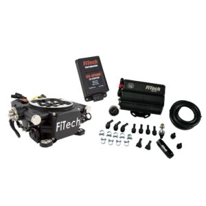 FITECH Go EFI 4 600 HP Matte Black EFI System With Force Fuel Mini Delivery Master Kit & Go Spark CDI Box