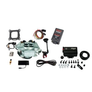 FITECH Go EFI 4 600 HP Power Adder Bright Aluminum EFI System With Force Fuel Mini Delivery Master Kit & Go Spark CDI Box