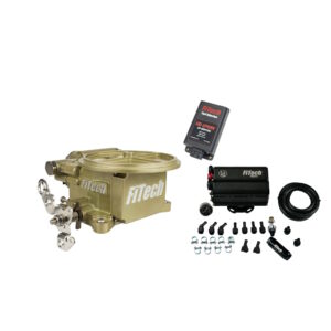 FITECH Go EFI 2 Barrel 400 HP Classic Gold EFI System With Force Fuel Mini Delivery Master Kit & Go Spark CDI Box
