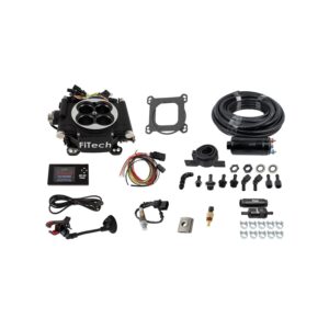 FITECH Go EFI 4 600HP System & Inline Fuel Delivery Master Kit, Matte Black