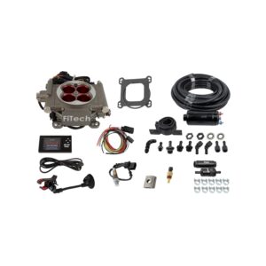FITECH Go Street 400HP EFI System & Inline Fuel Delivery Master Kit, Cast Finish