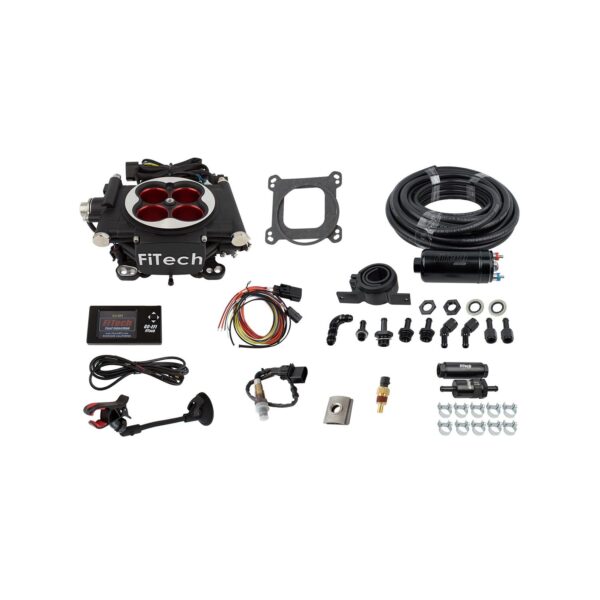 FITECH Go EFI 4 System (Power Adder) Master Kit w/ Inline Fuel Pump