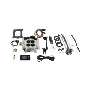 FITECH Go EFI 4 - 600 HP EFI System - Bright Aluminum Finish, w/ In Tank Retrofit Kit-P/N 50015