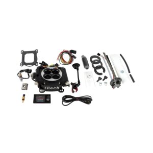 FITECH Go EFI 4 - 600 HP EFI System - Matte Black Finish w/ In Tank Retrofit Kit-P/N 50015