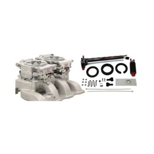 FITECH Go EFI 2x4 System (Aluminum Finish) Master Kit w/ In Tank Retrofit Kit-P/N 50015