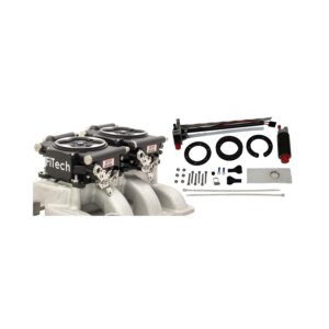 FITECH Go EFI 2x4 625 HP EFI System - Matte Black Finish, w/ In Tank Retrofit Kit-P/N 50015