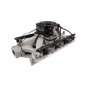FITECH Go Port SBC 200-550 HP- Matte Black TB (Gen 1 Intake)