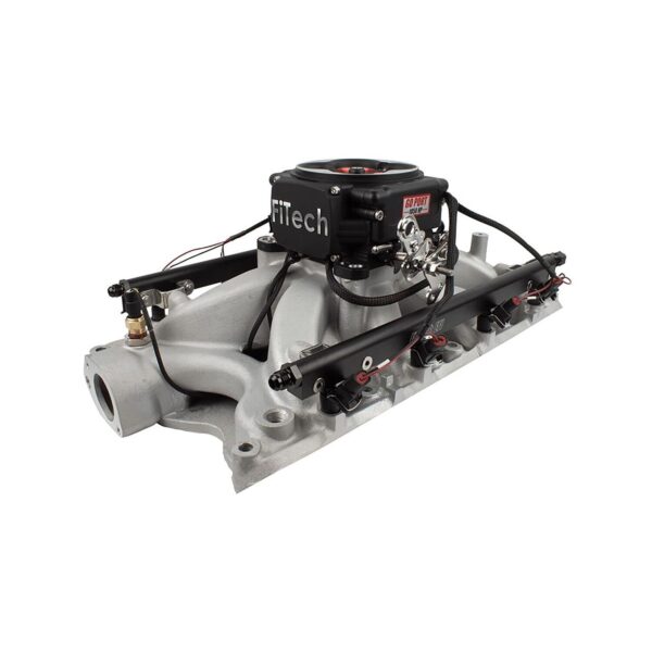 FITECH Go Port SBC 200-550 HP- Matte Black TB (Gen 1 Intake)