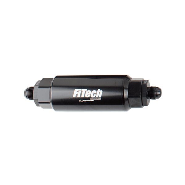 FITECH 100 Micron Inline Fuel Filter #8 Fittings