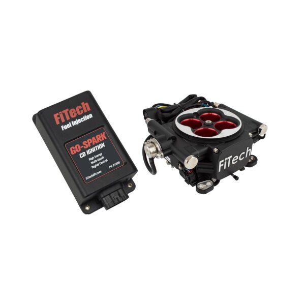 FITECH Go EFI 4 - 600 HP EFI System - Power Adder - Matte Black Finish, w/CDI box