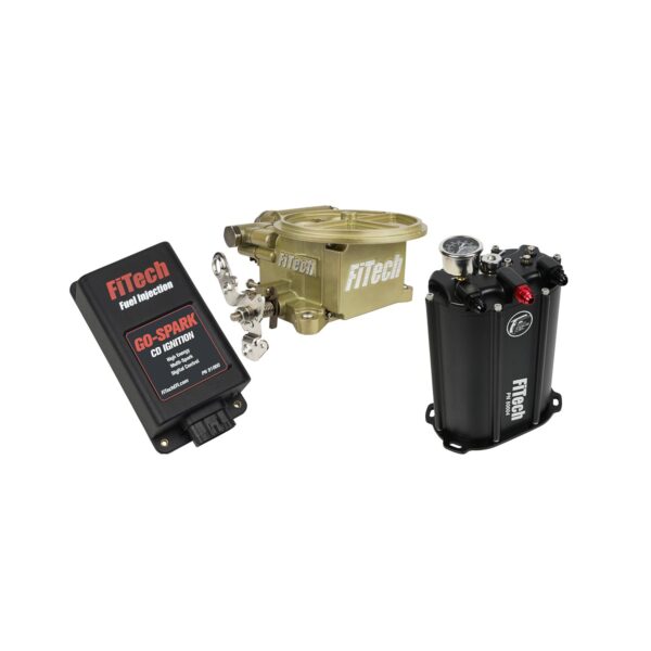 FITECH Go EFI 2 Barrel EFI 400HP Classic Gold, w/ Force Fuel, Fuel Delivery System, w/CDI box