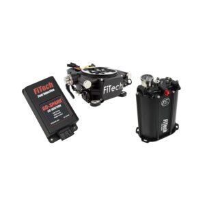 FITECH Go EFI 4 System (Black Finish) Master Kit w/ Force Fuel, Fuel Delivery System, w/CDI box