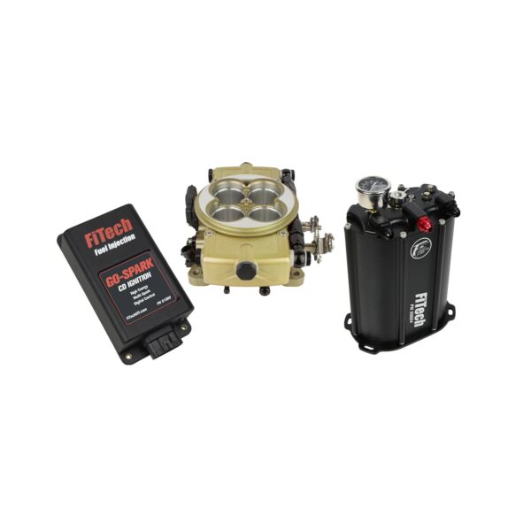 FITECH Go EFI Classic 650HP EFI Gold External ECU w/ Force Fuel, Fuel Delivery System, w/CDI box