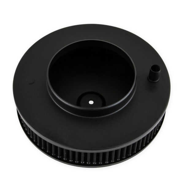 HOLLEY 10" Flat Base Air Cleaner Assembly, Black - Image 2
