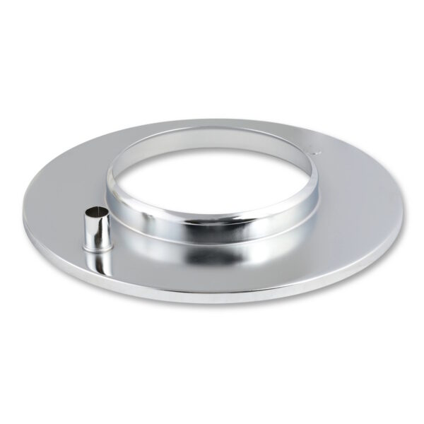 HOLLEY 10" Flat Base Air Cleaner Assembly, Chrome - Image 3