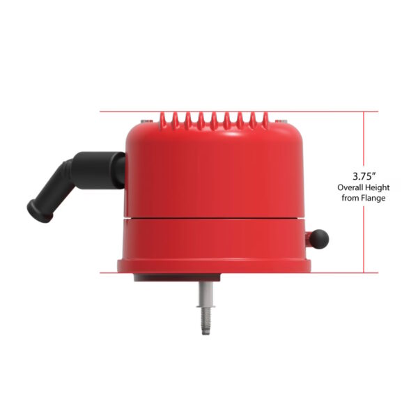 HOLLEY 2-Piece Finned Alloy Valve Rocker Cover, LS1 LS2 LS3 LS6 LS7, Red - Image 5