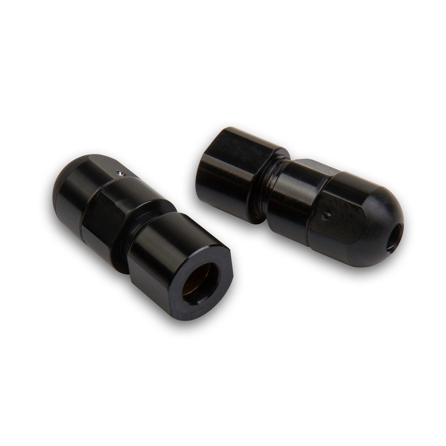 HOLLEY Vent Tube Spill Reduction Rollover Valves, Black