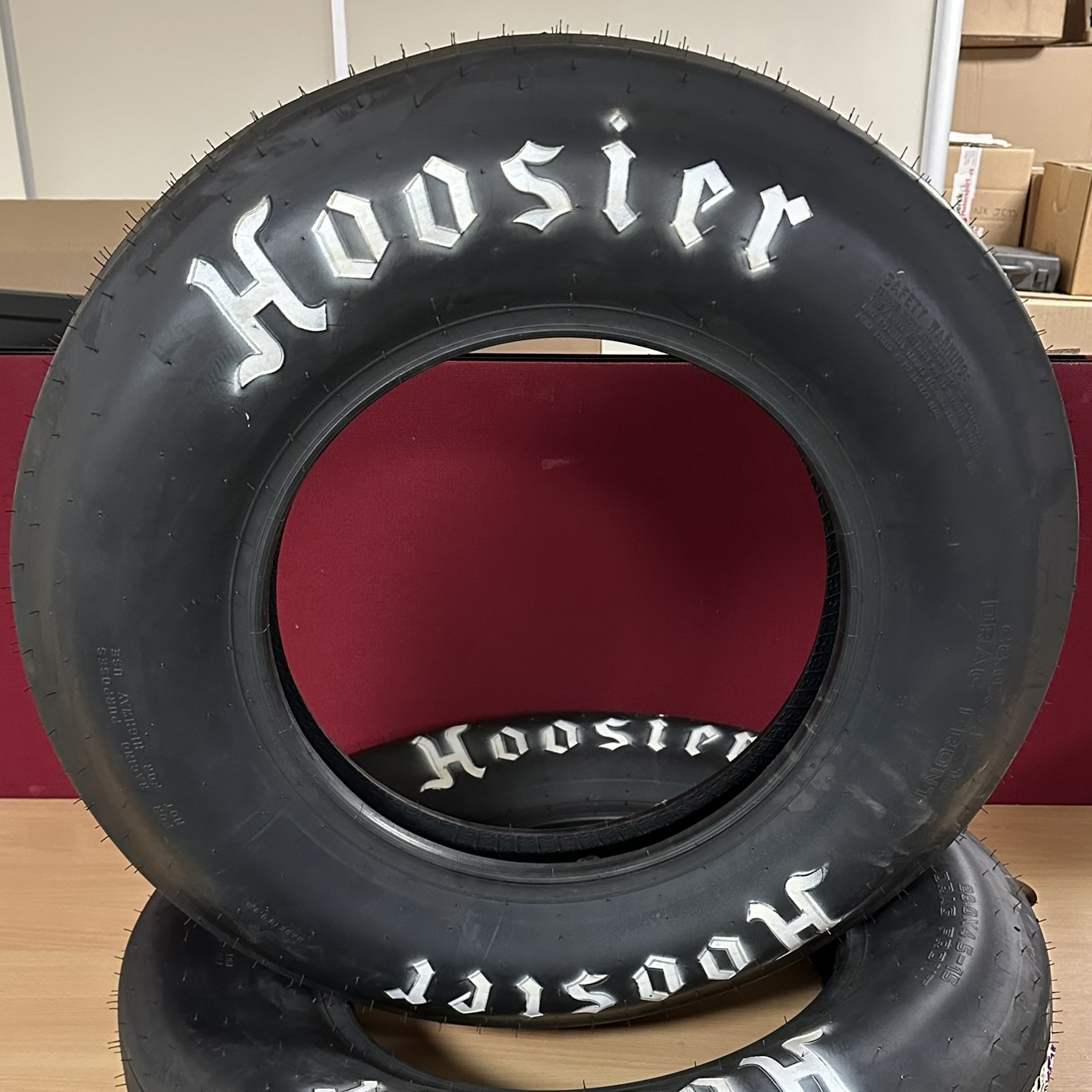 Hoosier Front Drag Racing Tyre Cross Ply Bias 28x4.5x15"