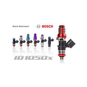 INJECTOR DYNAMICS ID1050x, for Audi/VW 2.0t & 1.8t, 14 mm (grey) adaptor top AND (silver) BOTTOM adaptor x 4
