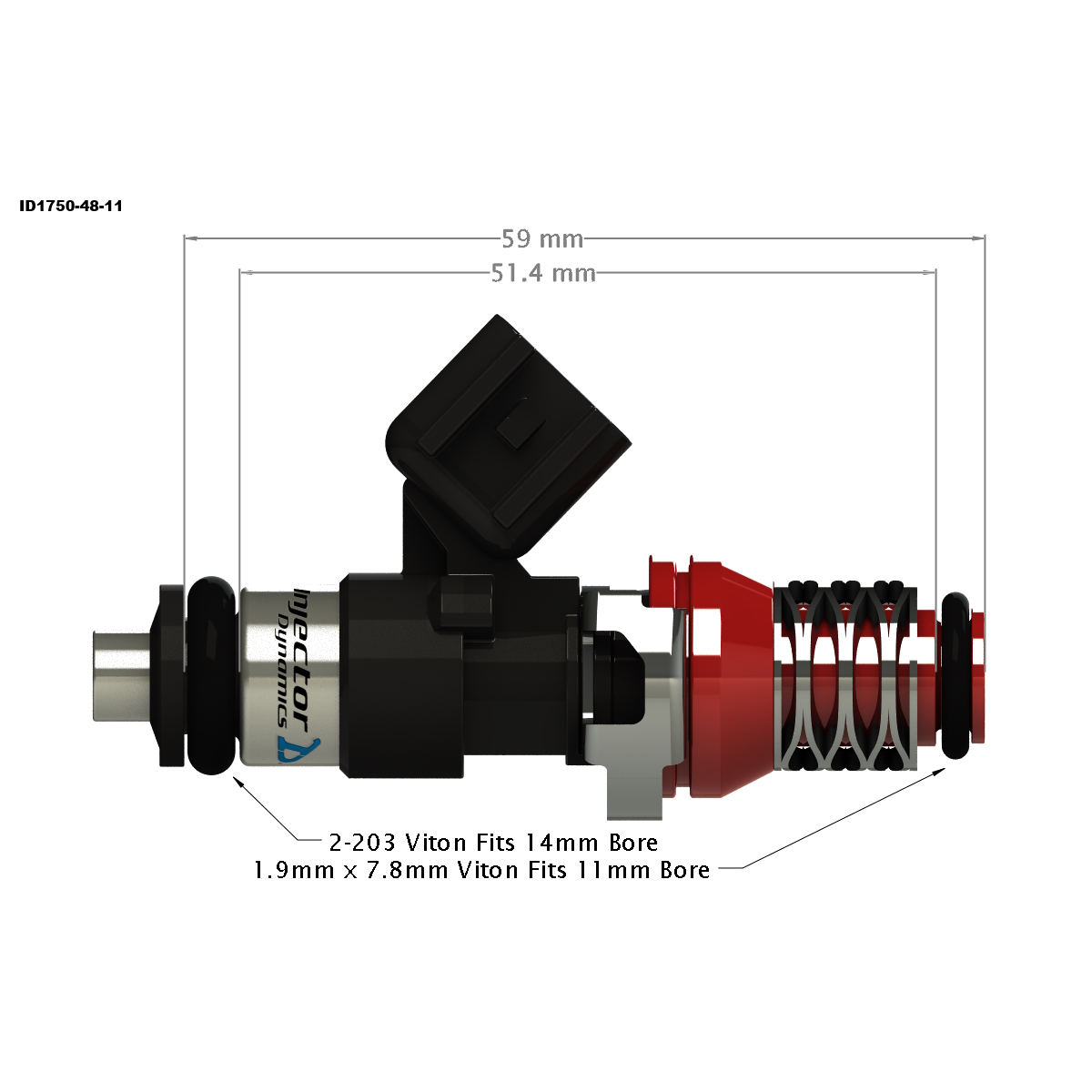 INJECTOR DYNAMICS ID1750-XDS Fuel Injectors – Suzuki GSX1300R Hayabusa (1999-2007)