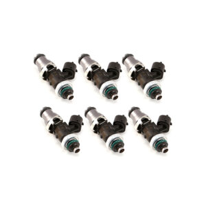 INJECTOR DYNAMICS ID2000, for 370z / VQ37. 14mm (grey) adapter top. GTR lower spacer. Set of 6