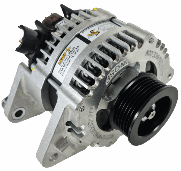 WOSP High Performance 175A Alternator, Mitsubishi Lancer Evolution 4-9 1996-2008 4G63