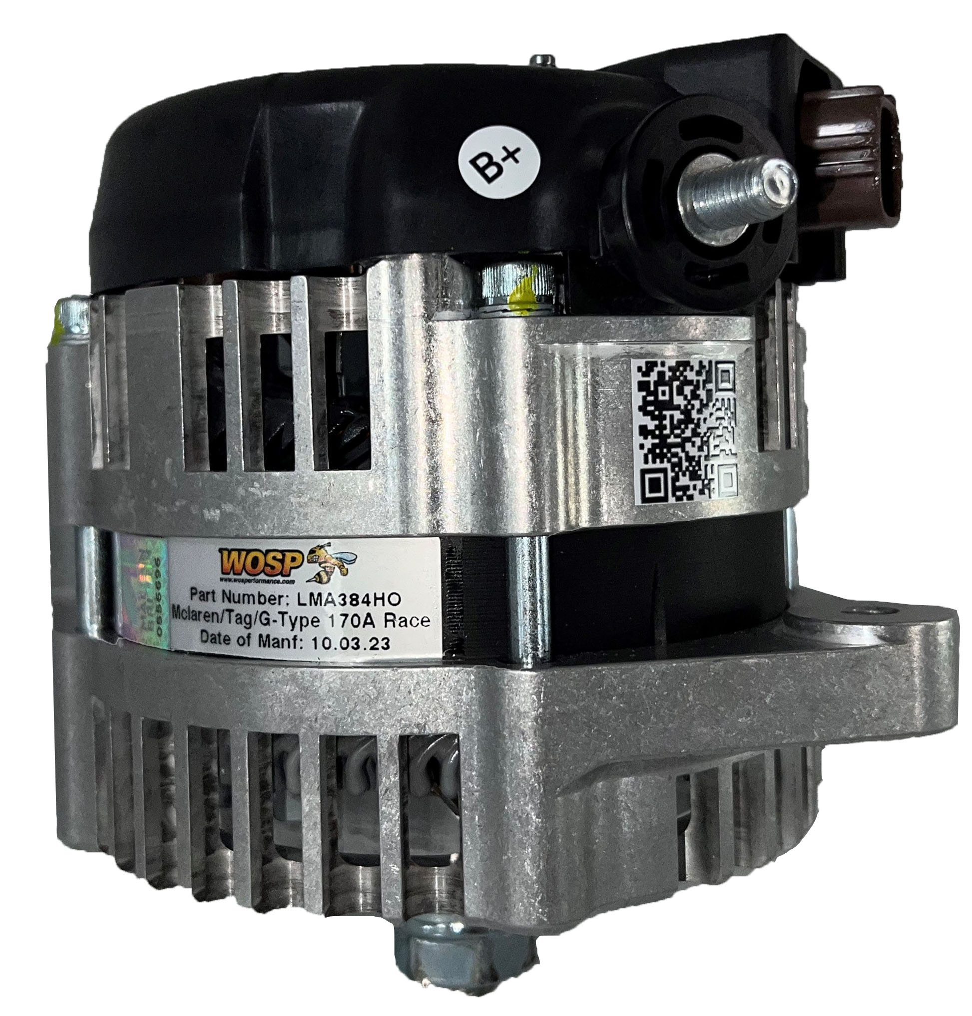 WOSP Direct Replacement 95A Alternator, McLaren G-Type (180°)