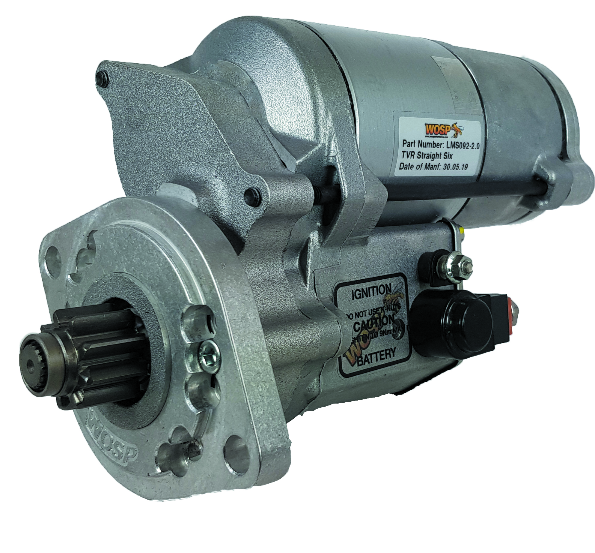 WOSP Starter Motor TVR Speed Six (with mount for coil pack)