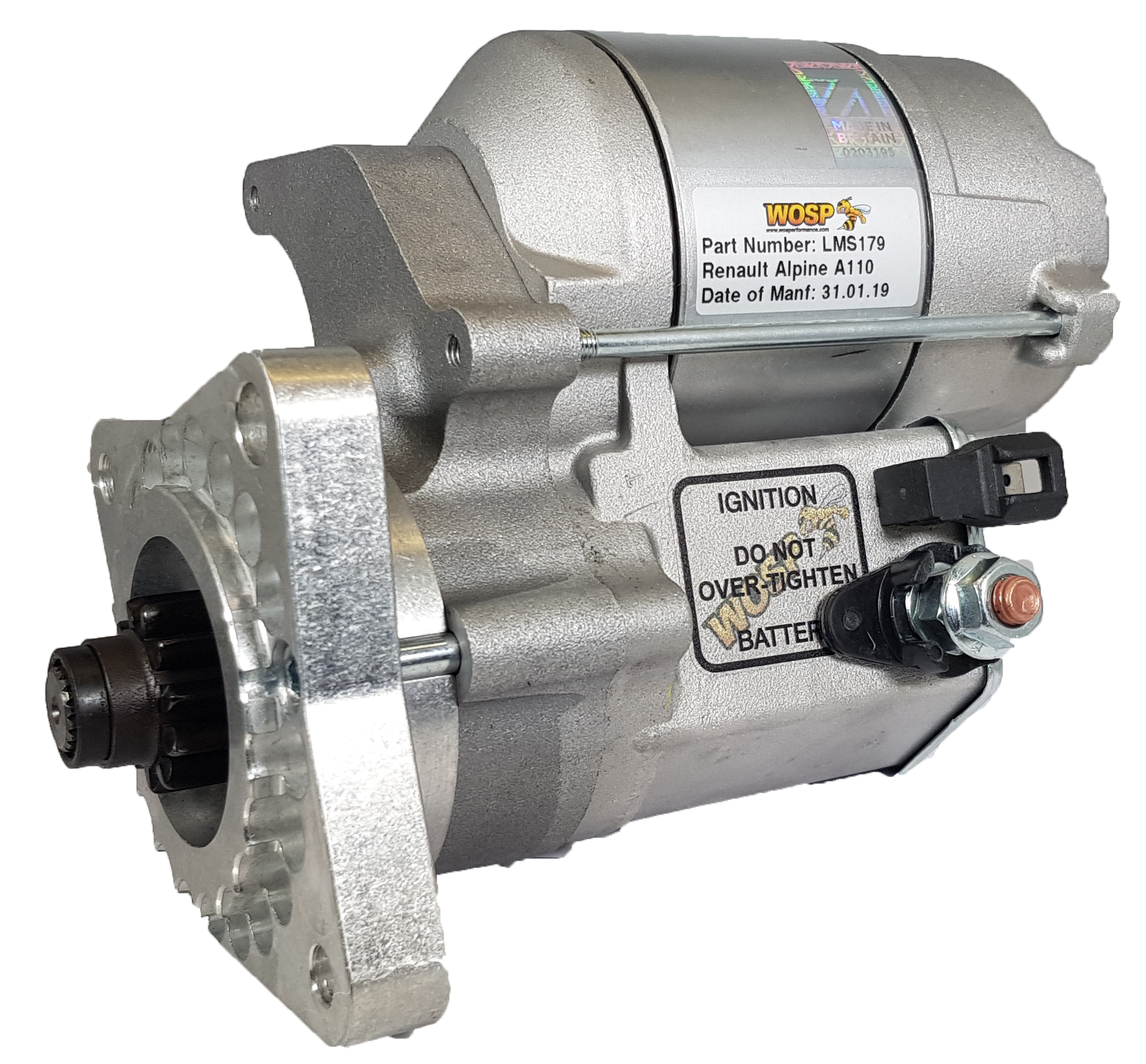 WOSP Starter Motor Renault Alpine A110 (1300cc Gordini & 1420cc Salv Sacco)