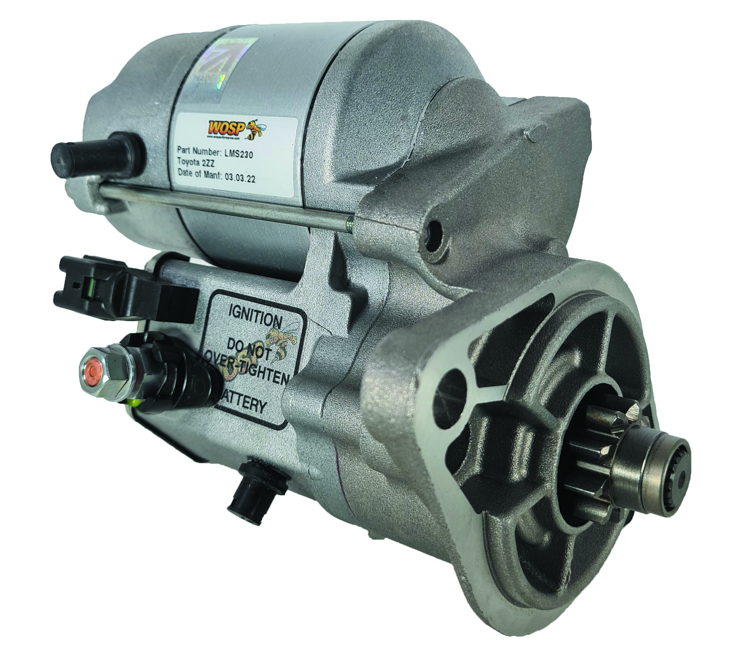 WOSP Starter Motor Lotus Elise / Exige / 2Eleven (Toyota 2ZZ engine)