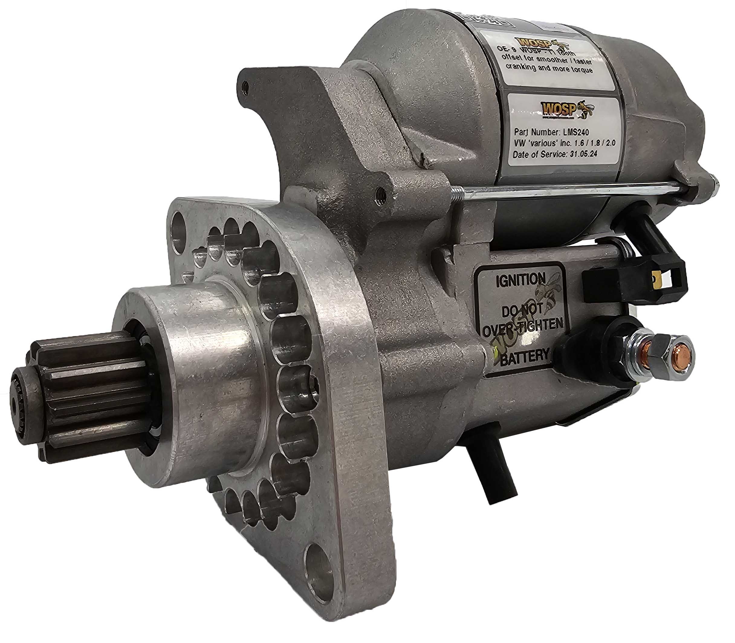 WOSP Starter Motor VW Golf / Corrado 1.8 G60 / Syncro / Rallye 'super-duty'