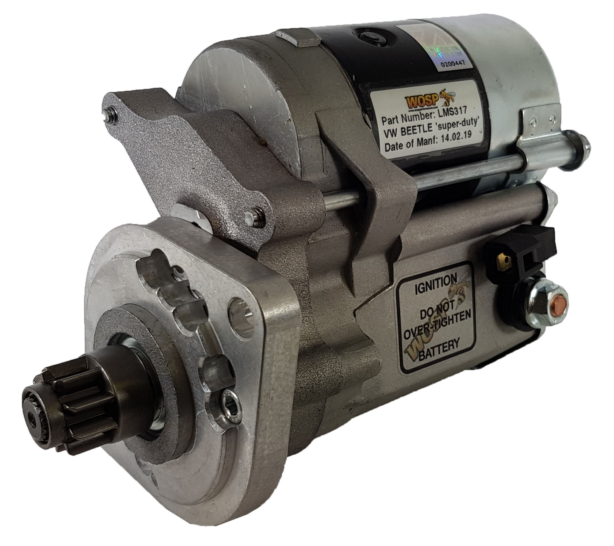 WOSP Starter Motor VW Beetle 'super-duty'