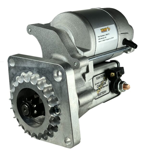 WOSP High Torque Starter Motor, Alfa Romeo V6 147 155 156 164 166 GT GTV Spider, 3 Bolt