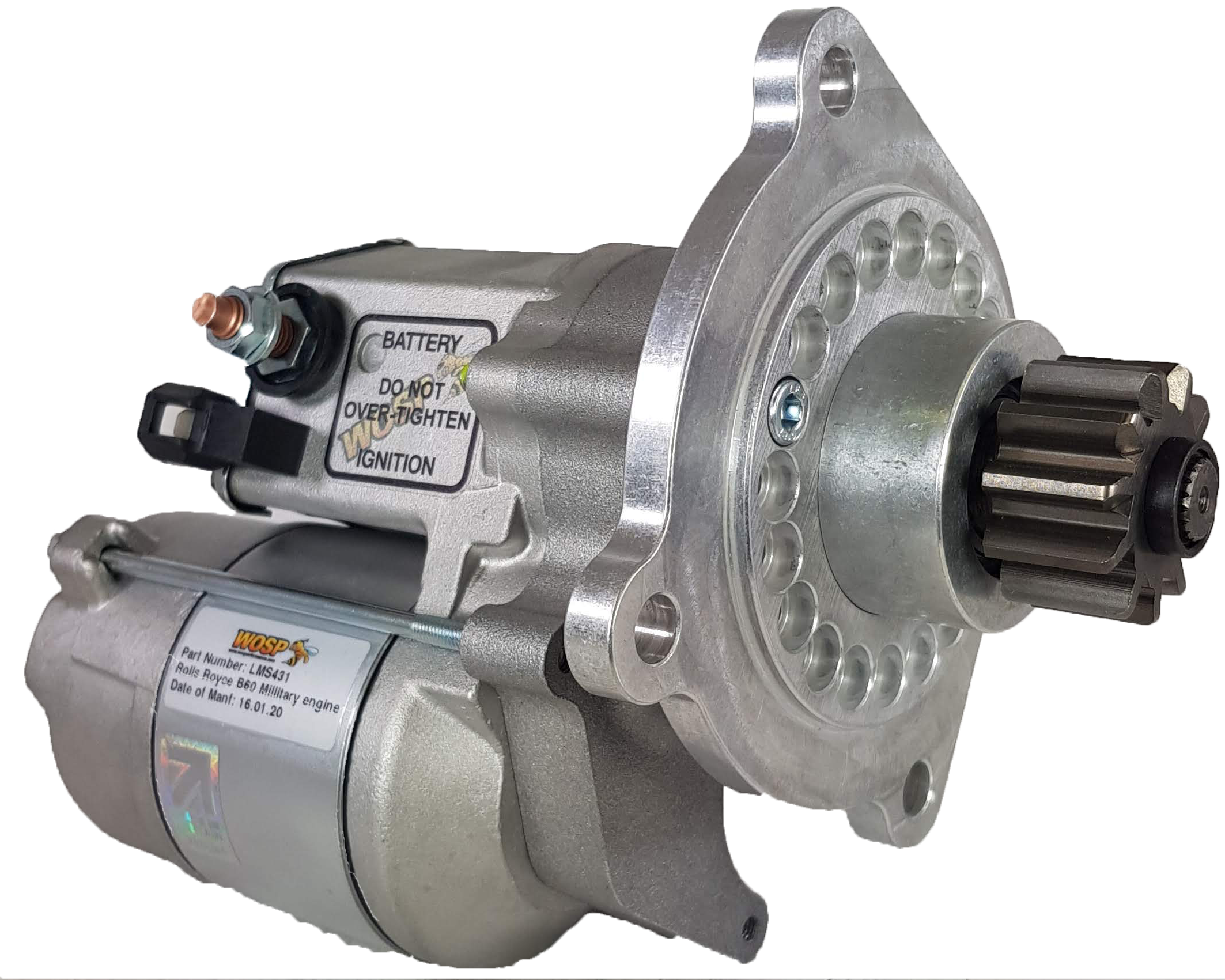 WOSP Starter Motor Rolls Royce B40 / 60 / 80 Military engine