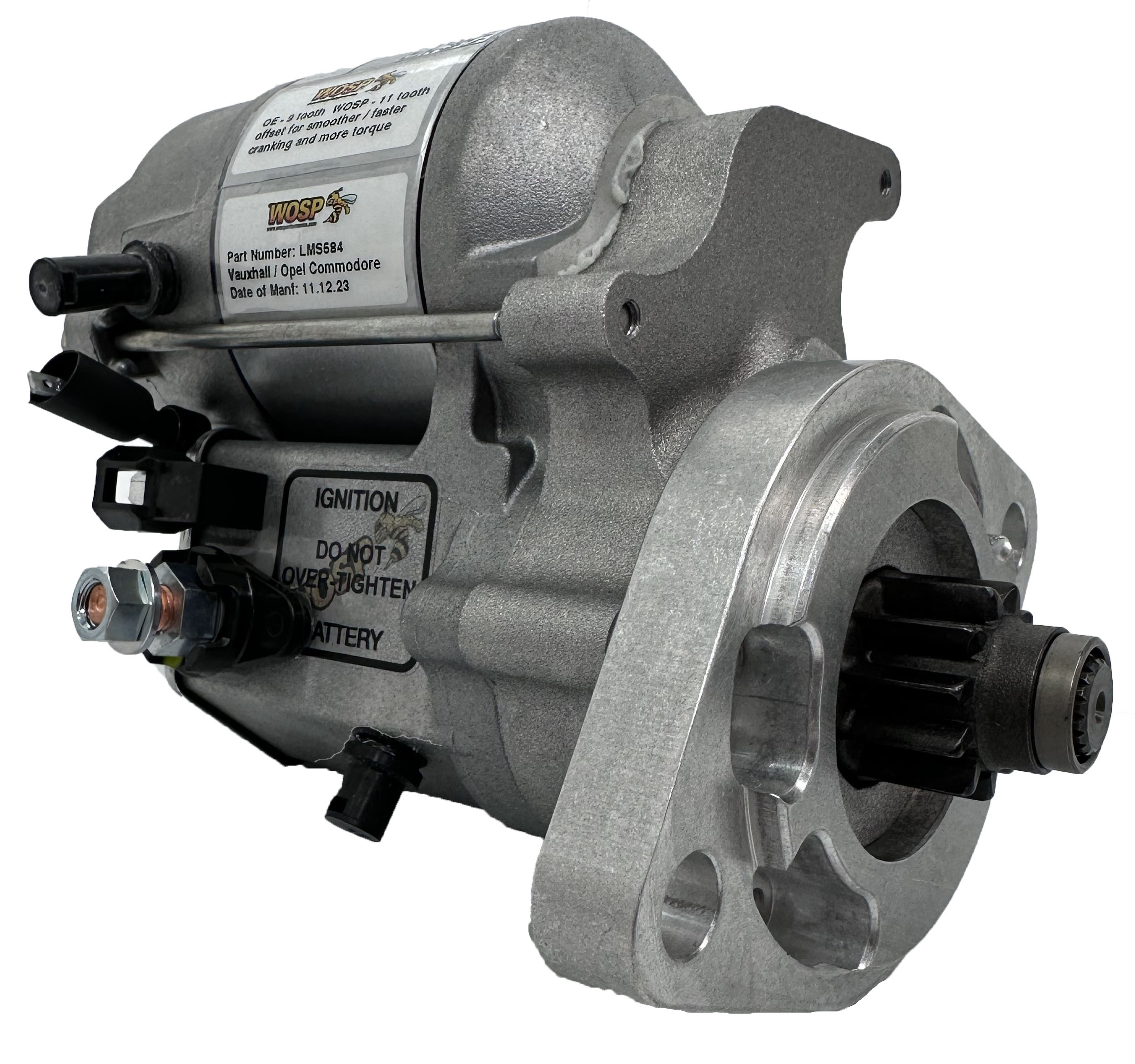 WOSP Starter Motor Vauxhall / Opel Commodore 2.5L