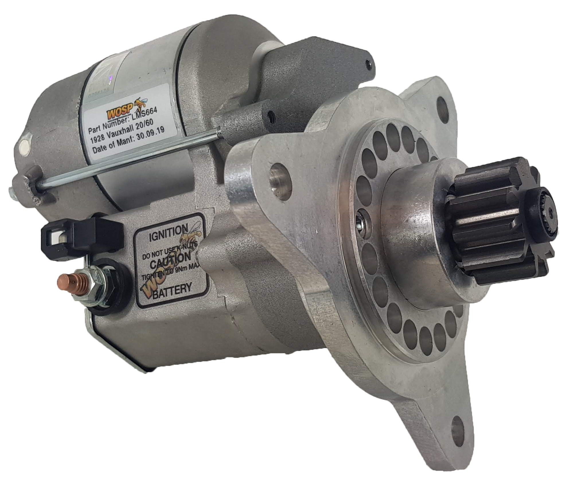 WOSP Starter Motor Vauxhall 20/60 1928