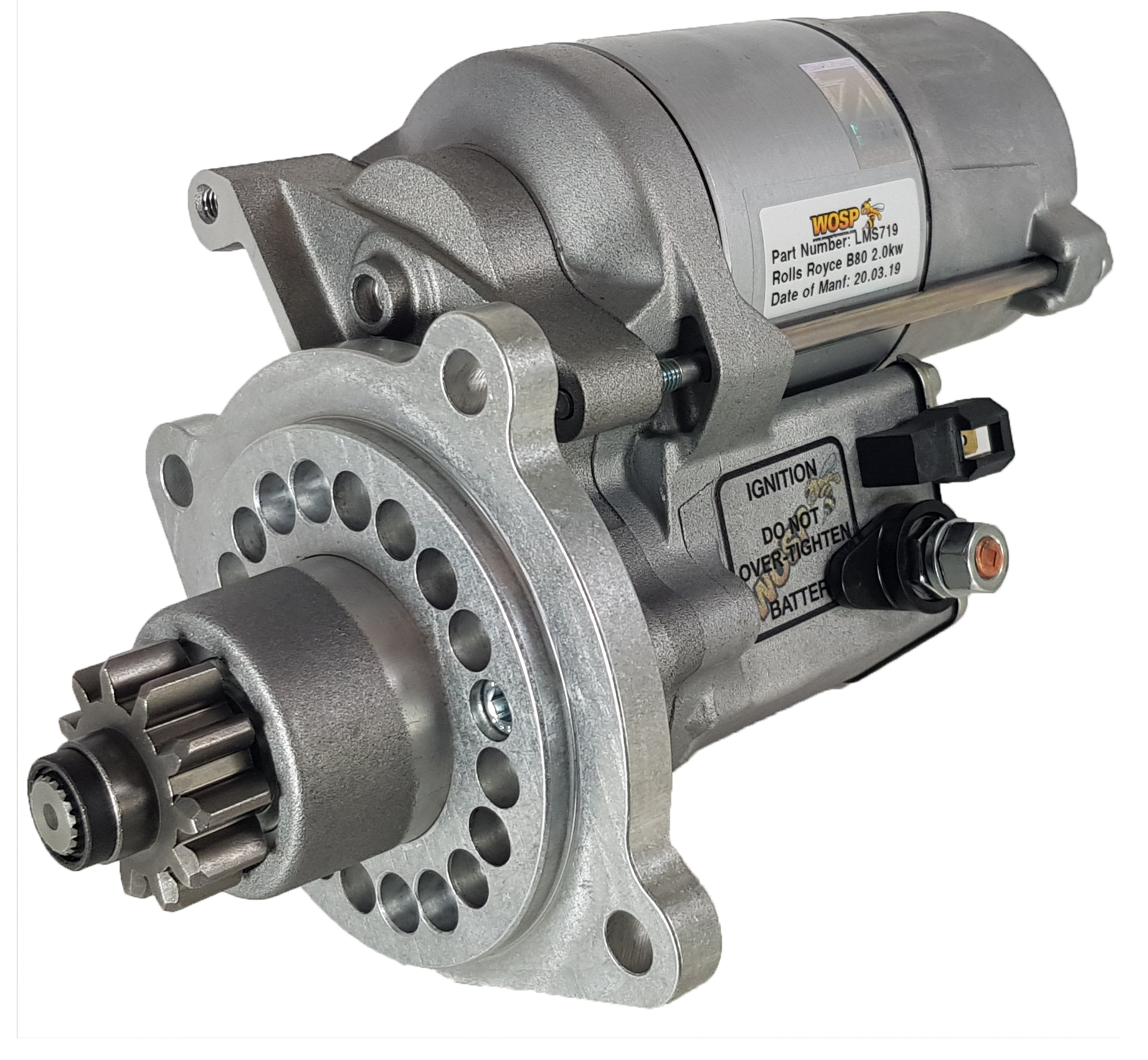 WOSP Starter Motor Rolls Royce B40 / 60 / 80