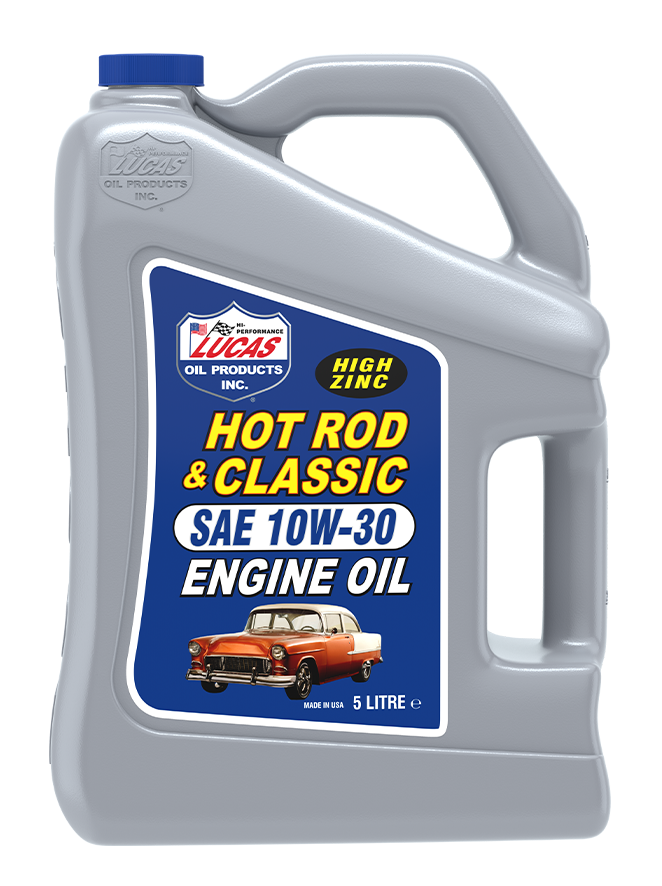 LUCAS 10W-30 Hot Rod & Classic Car Engine Oil SAE, 5 Litres