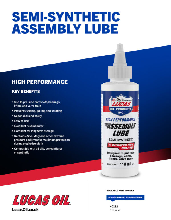 LUCAS High Performance Assembly Lube 118ml - Image 3