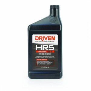 DRIVEN HR5 10W40 Mineral Classic Performance Hot Rod Engine Oil 1 Quart