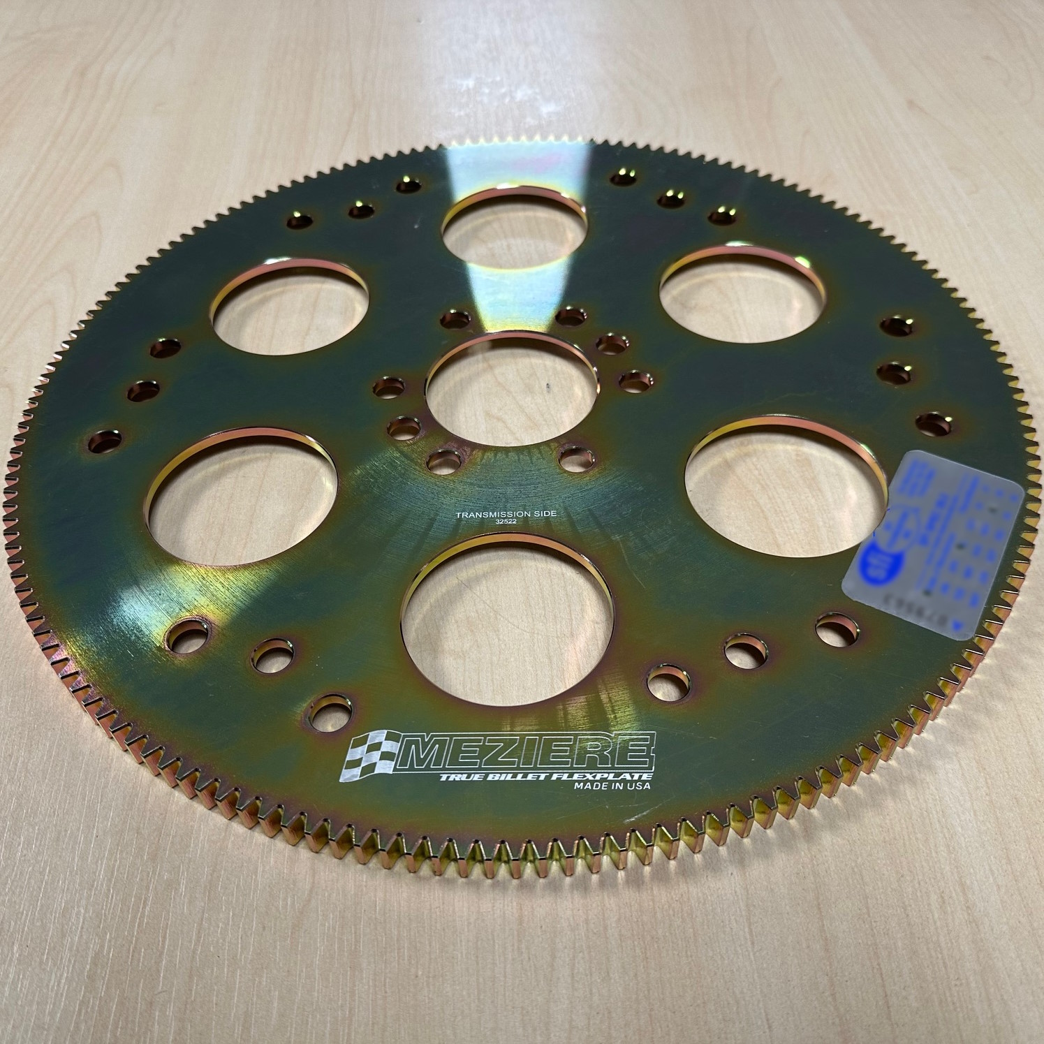 MEZIERE True Billet .17" 168 Tooth Flexplate for Chevrolet SBC BBC - Image 3