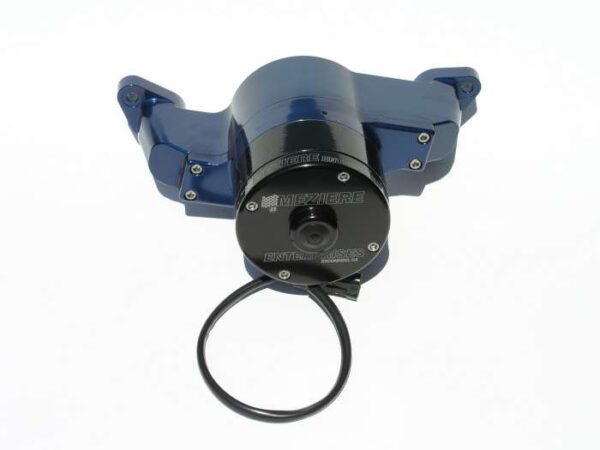 MEZIERE 12v Electric Water Pump Small Block Ford (SBF), Standard Black