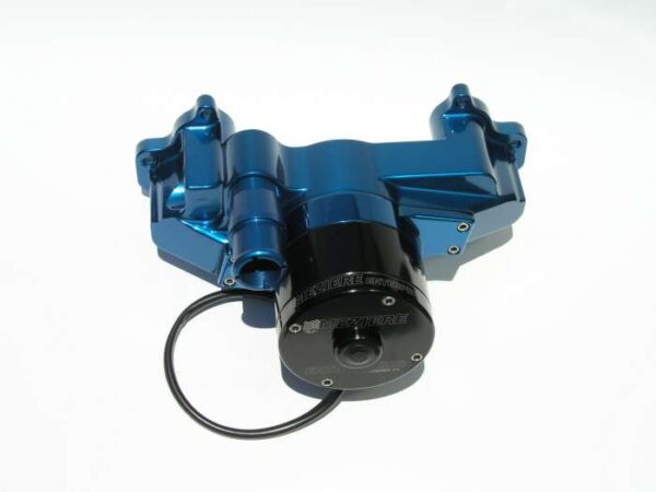 MEZIERE 12v Electric Water Pump LSX Engines, Standard Black