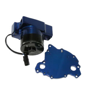 MEZIERE 12v Electric Water Pump Small Block Buick And V6 Buick, Heavy Duty Blue